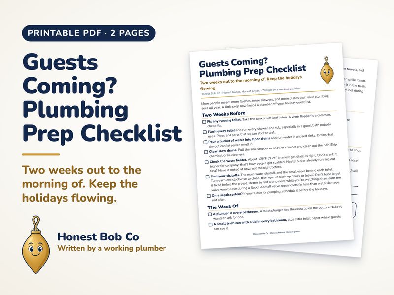 Holiday Hosting Guest-Prep Checklist printable, 2 pages